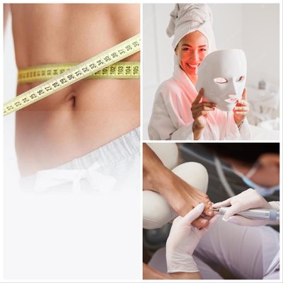 PEDICURE + FOTOTERAPIA + LIPOLASER - Rewelacyjny komplet zabiegów SPA "od stóp do głów". Piękne stopy + regeneracja skóry twarzy + zabieg wyszczuplający na brzuch.