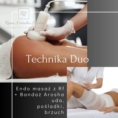 TECHNIKA DUO - Redukcja cellulitu i modelowanie sylwetki - Endomasaż i terapia Bandażami Arosha. Oferta na uda, pośladki oraz brzuch! 
