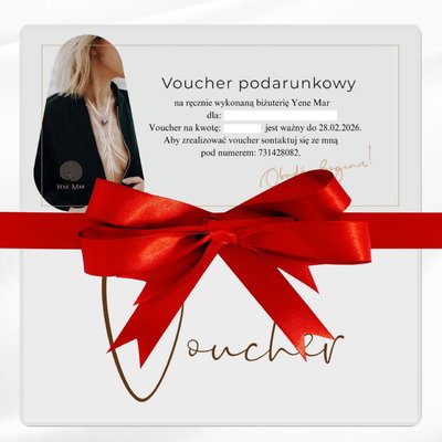 ŚWIĄTECZNY VOUCHER PREZENTOWY OD YENE MAR: autorska biżuteria Aleksandry Rostkowskiej ponad 100 zł taniej – talizman pełen energii.