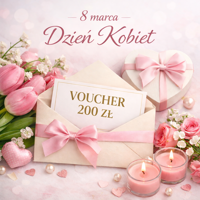 VOUCHER NA DZIEŃ KOBIET: idealny prezent pełen relaksu, piękna i chwili tylko dla niej – wybierz zabieg, który sprawi prawdziwą przyjemność!