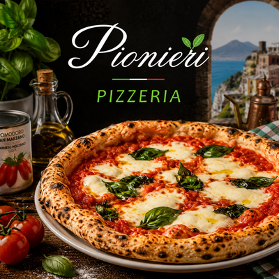 PIZZA 32 CM w Pizzerii Pionieri: włoska klasyka i wyjątkowy klimat w samym sercu miasta. Oferta limitowana. 