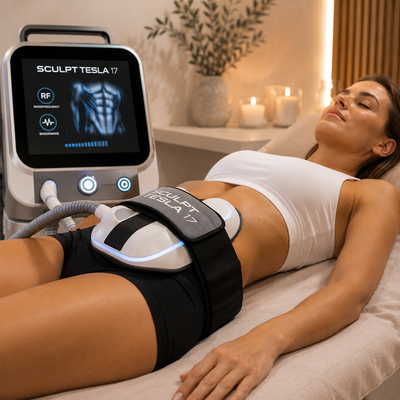 SCULPT Z RF I FALĄ UDERZENIOWĄ: trening bez siłowni, tysiące skurczów mięśni i widocznie twardsza, bardziej napięta sylwetka już po pierwszej serii!